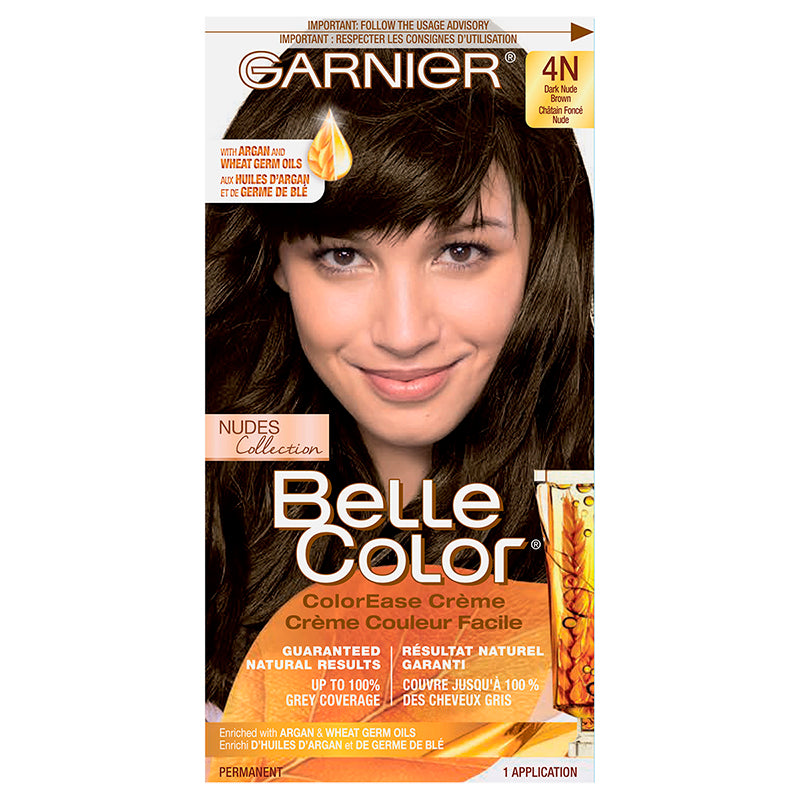 Garnier Belle Color Permanent Hair Color 4N Dark Nude Brown