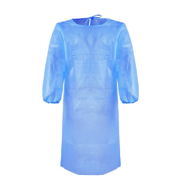 Blue Disposable Gowns - 10 Pcs